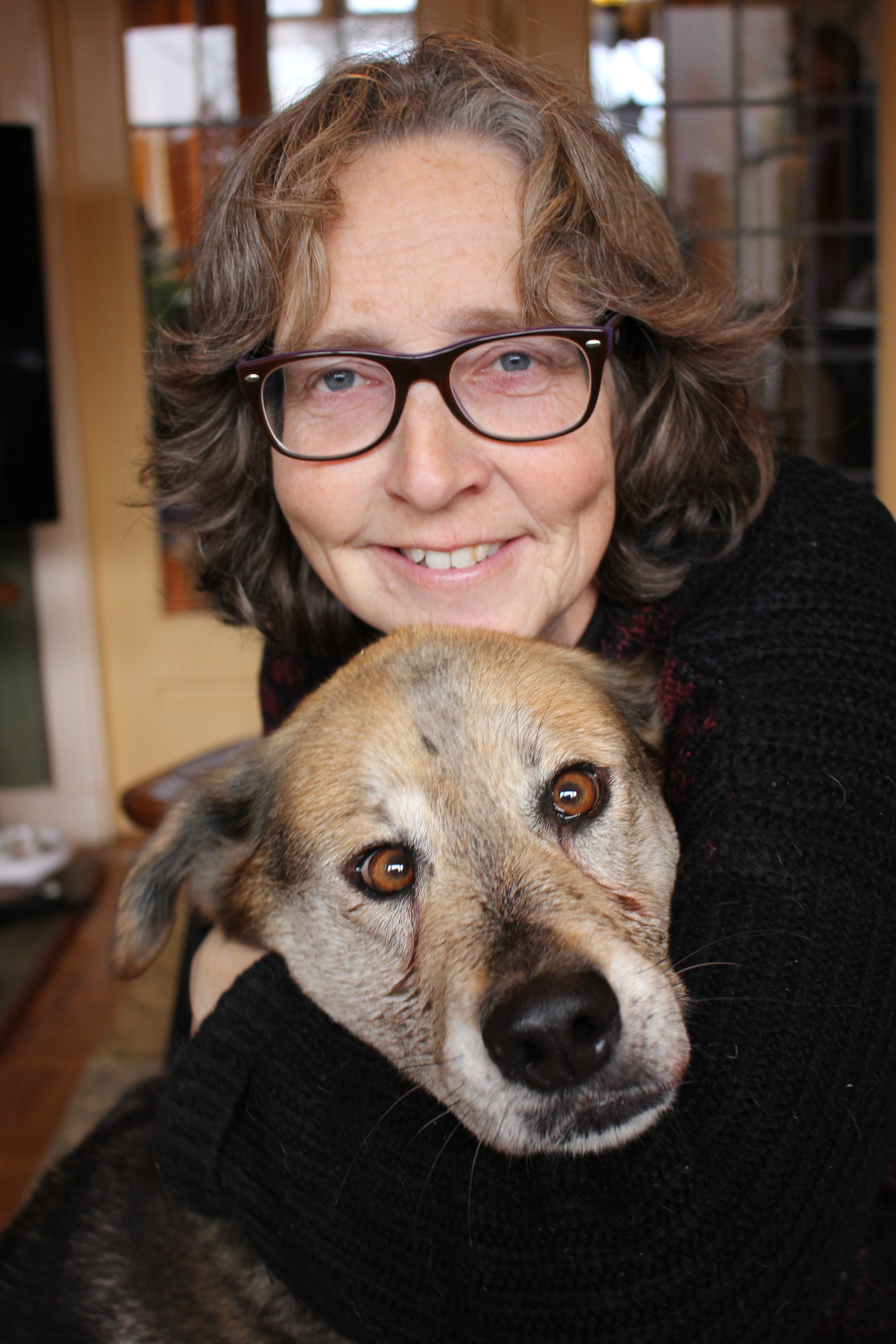 Mechtild Jansen met hond